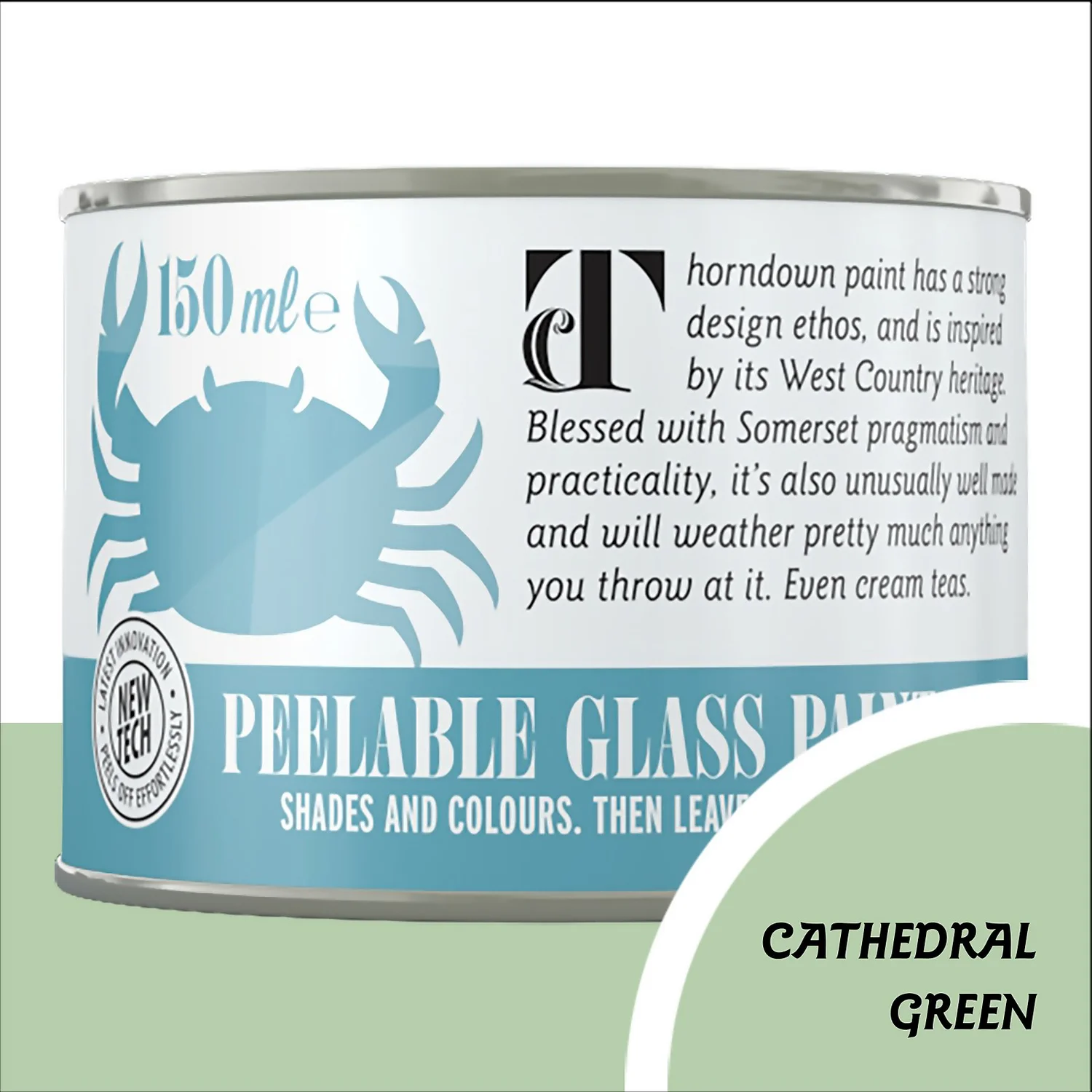 Thorndown Cathedral Green Peelable Glass Paint 150ml Thorndown Cathedral Green Peelable Glass Paint 150ml -Best Paint Shop 13301825 1434920581576439