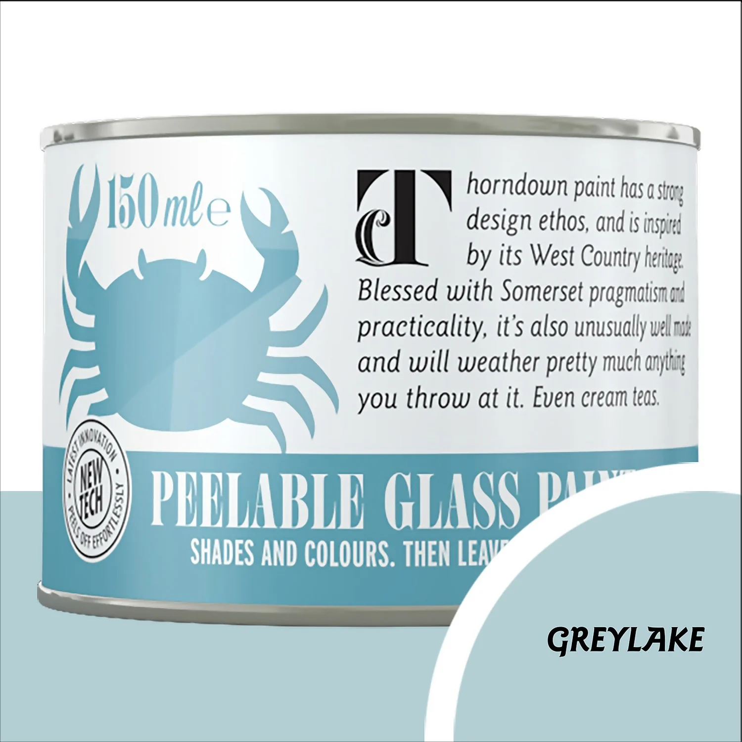 Thorndown Greylake Peelable Glass Paint 150ml Thorndown Greylake Peelable Glass Paint 150ml -Best Paint Shop 13301866 3744920763305720