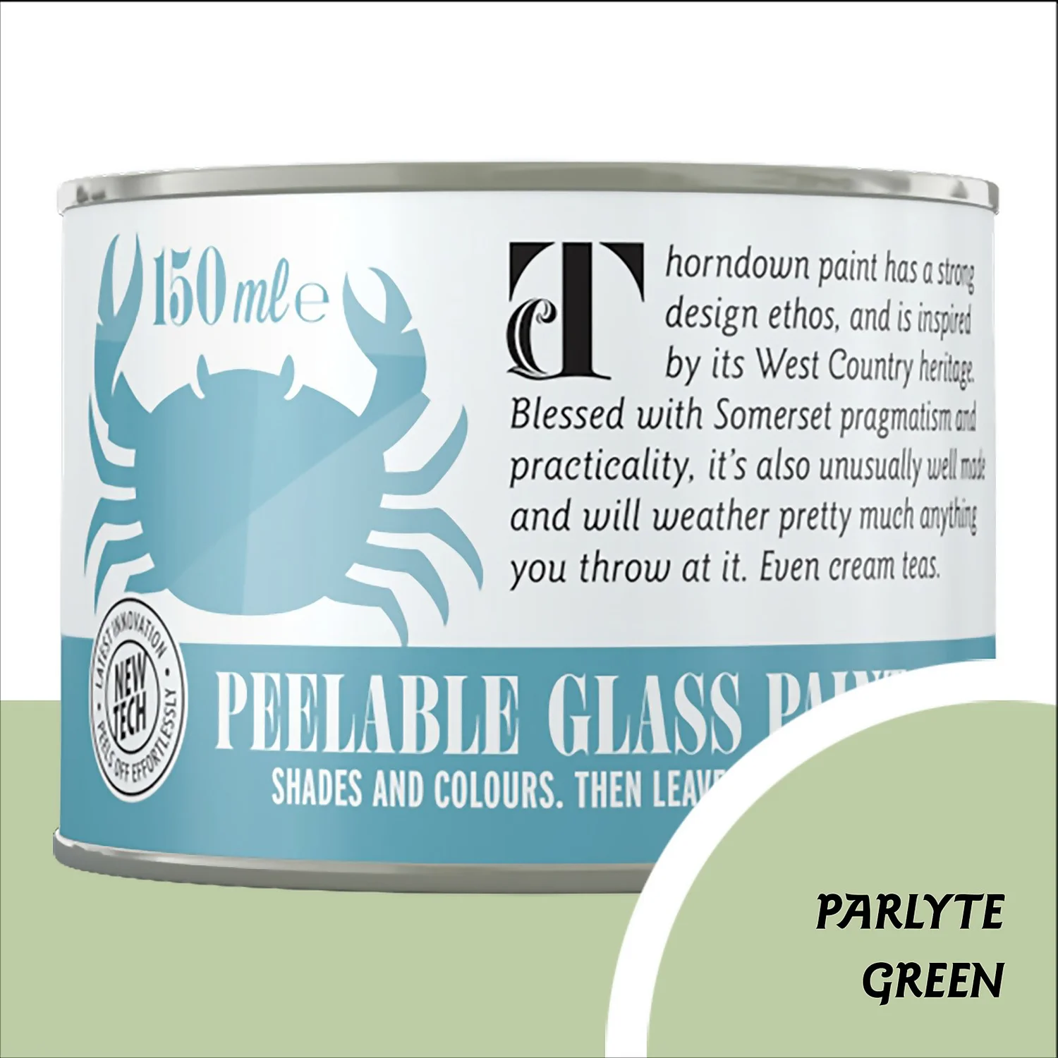 Thorndown Parlyte Green Peelable Glass Paint 150ml Thorndown Parlyte Green Peelable Glass Paint 150ml -Best Paint Shop 13301874 9724920784749030