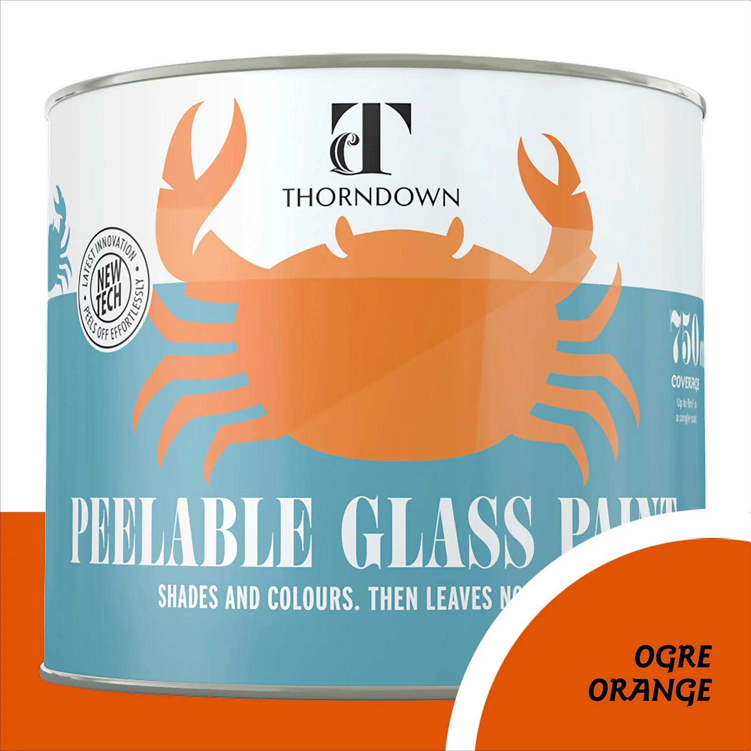 Thorndown Ogre Orange Peelable Glass Paint 750ml Thorndown Ogre Orange Peelable Glass Paint 750ml -Best Paint Shop 13301879 6214920784058190