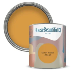 House Beautiful Durable Matt Emulsion Multi-Surface Paint Earth Notes EN.06 Tester - 125ml