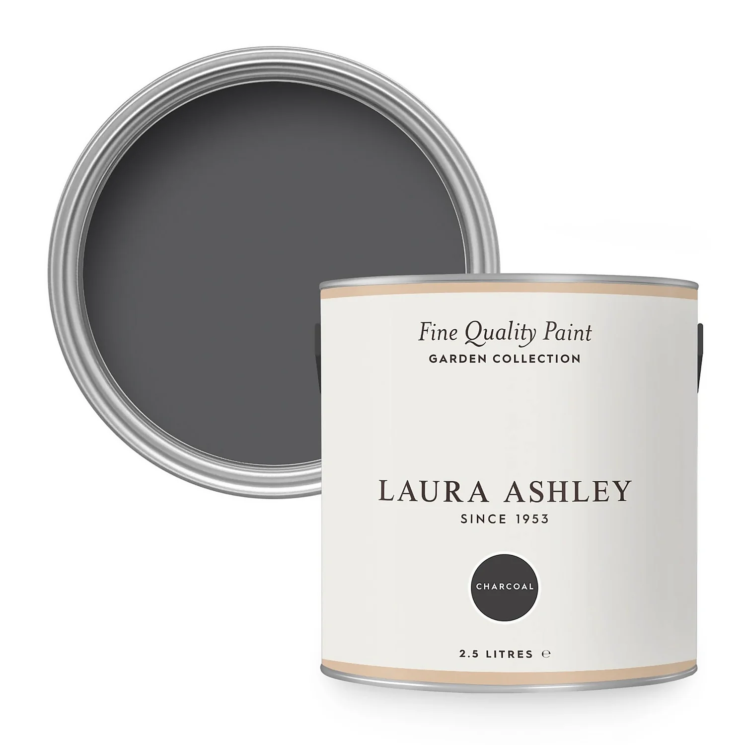 Laura Ashley Eggshell Garden Paint Charcoal - 2.5L Laura Ashley Eggshell Garden Paint Charcoal - 2.5L -Best Paint Shop 13694441 1714948044587304