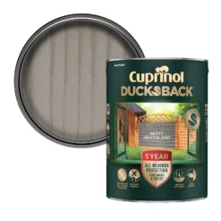 Cuprinol Ducksback Shed & Fence Paint Misty Heathland - 5L