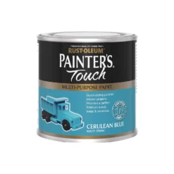Rust-Oleum Painters Touch Matt Paint Cerulean Blue - 250ml 3 Rust-Oleum Painters Touch Matt Paint Cerulean Blue - 250ml -Best Paint Shop 14606442 1865053507161141