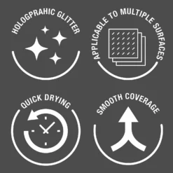 Rust-Oleum Holographic Glitter Spray Paint - 150ml 4 Rust-Oleum Holographic Glitter Spray Paint - 150ml -Best Paint Shop 14606449 1795053485454410