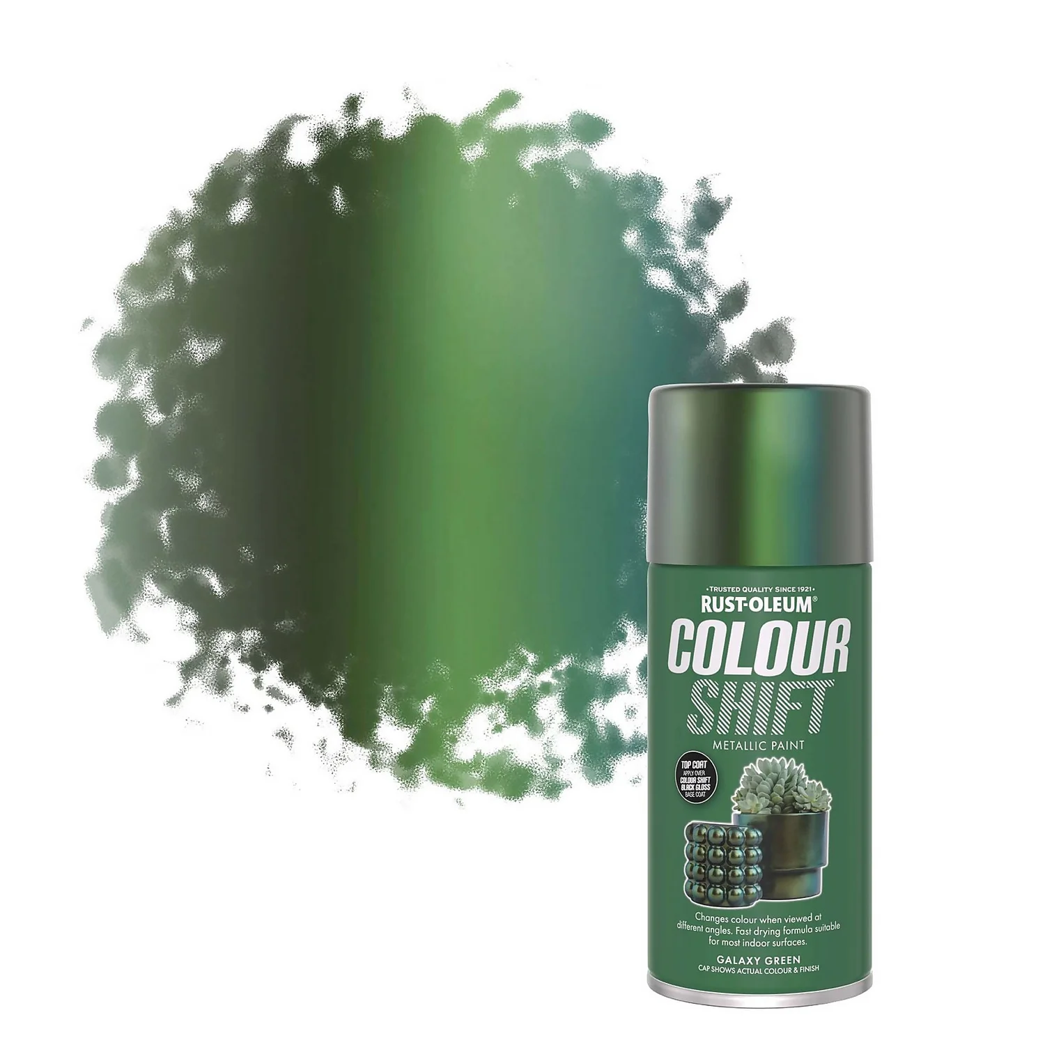 Rust-Oleum Colour Shift Spray Paint Galaxy Green - 150ml Rust-Oleum Colour Shift Spray Paint Galaxy Green - 150ml -Best Paint Shop 14606452 1415053510267431