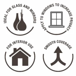 Rust-Oleum Frosted Glass Spray Paint Rose - 150ml -Best Paint Shop 14606468 6805053487353710