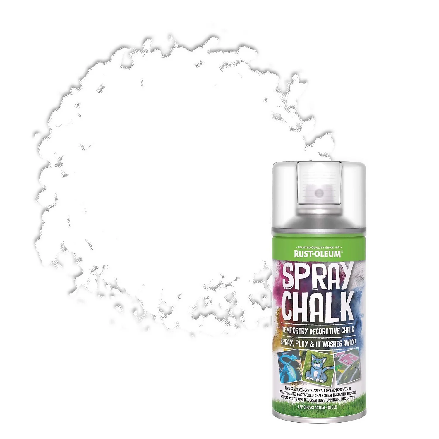 Rust-Oleum Spray Chalk Paint White - 150ml Rust-Oleum Spray Chalk Paint White - 150ml -Best Paint Shop 14606470 1355053506121458