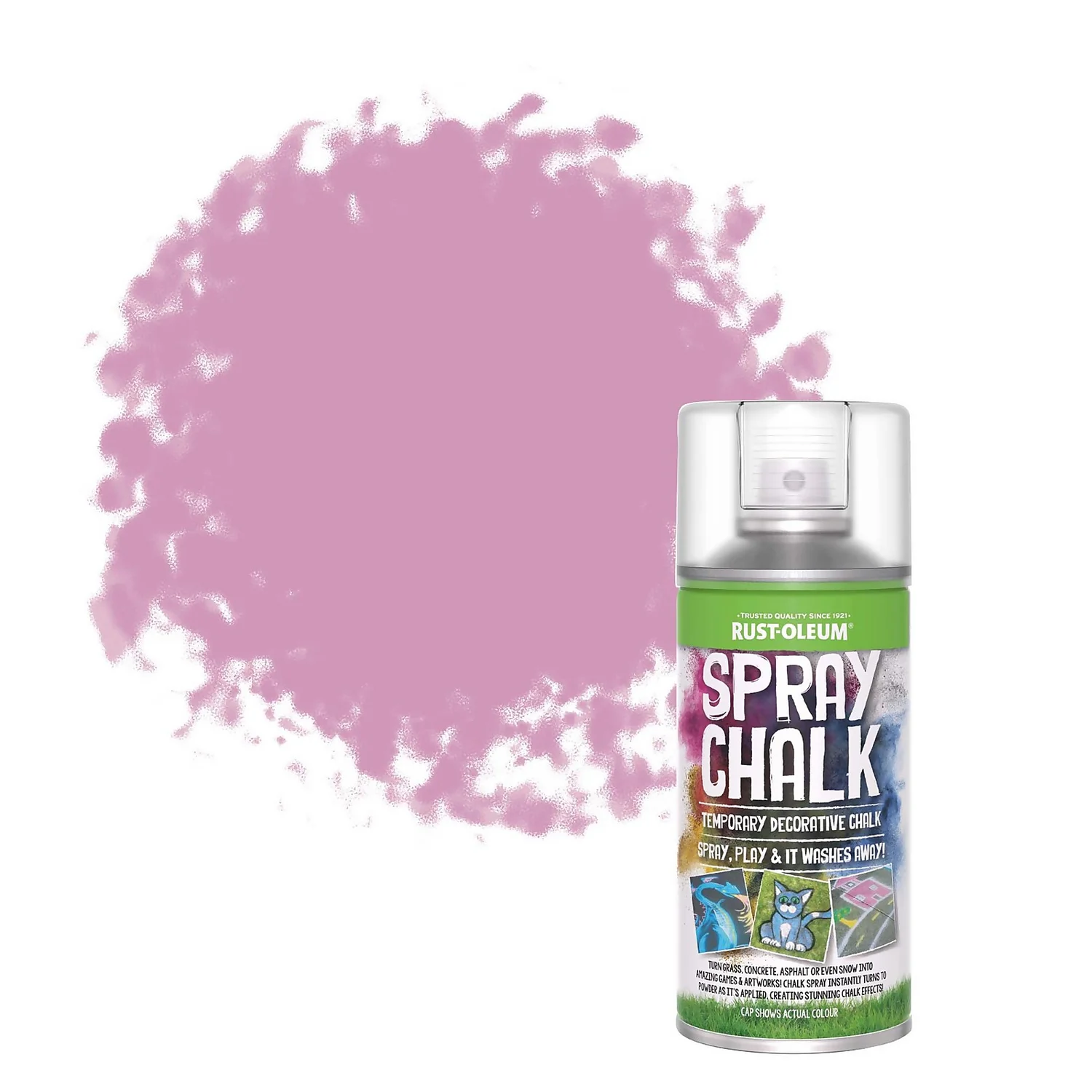 Rust-Oleum Spray Chalk Paint Pink - 150ml Rust-Oleum Spray Chalk Paint Pink - 150ml -Best Paint Shop 14606471 1765053506594174