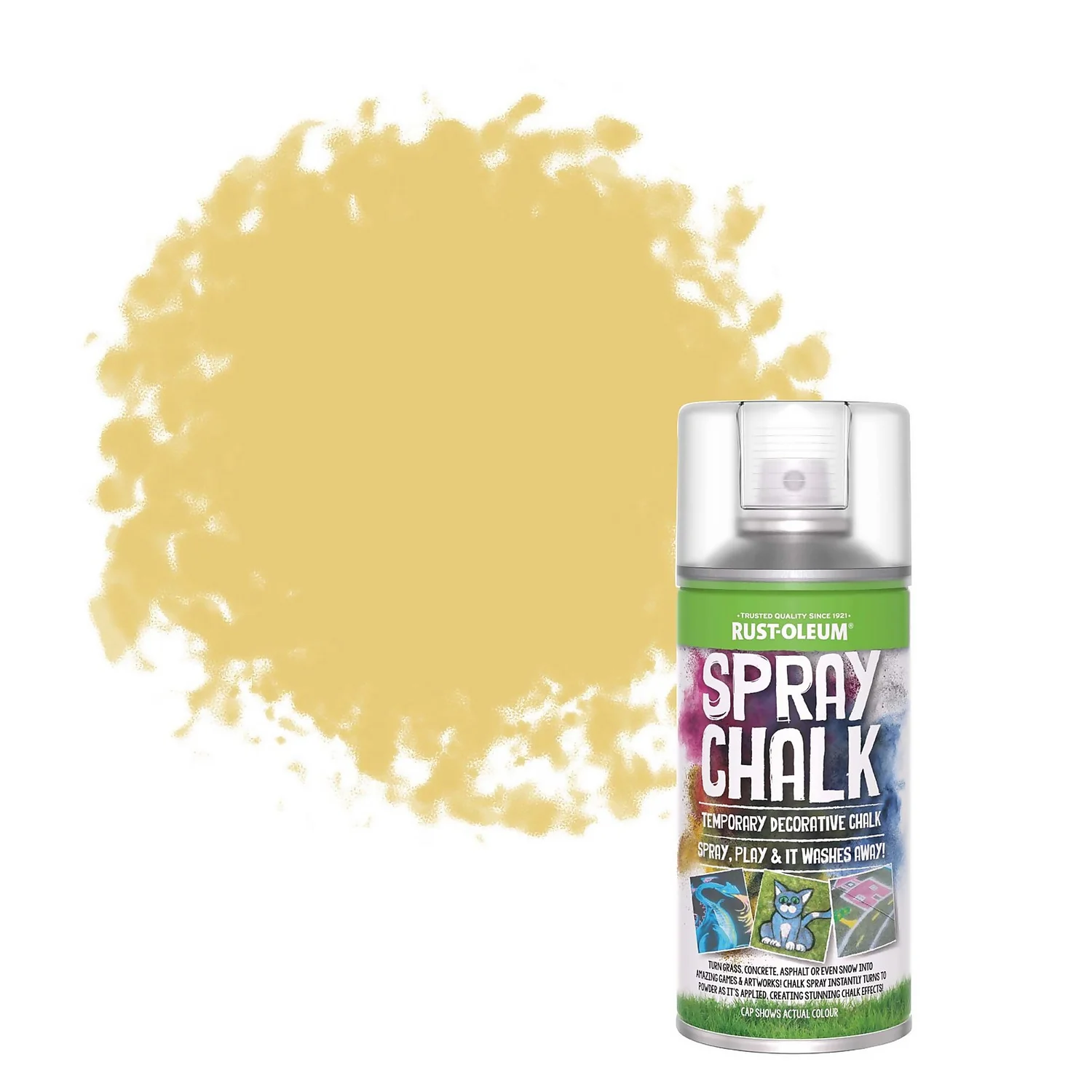 Rust-Oleum Spray Chalk Paint Yellow - 150ml Rust-Oleum Spray Chalk Paint Yellow - 150ml -Best Paint Shop 14606473 7695053506130218